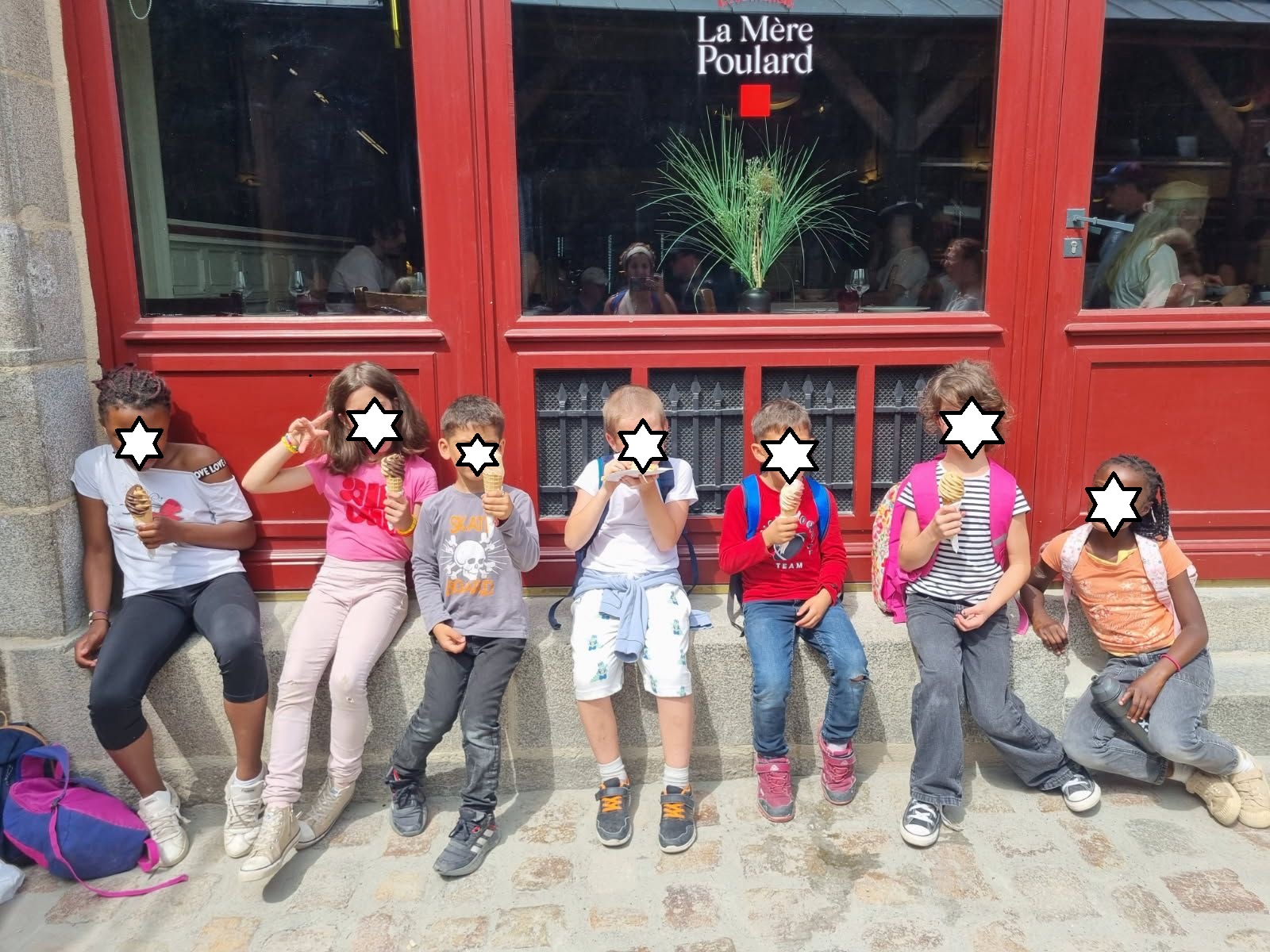 Des enfants du foyer lors d'une sortie